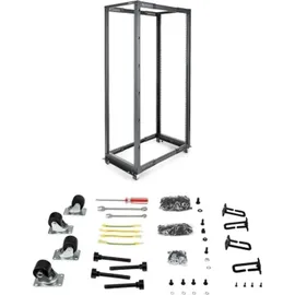 Startech 4POSTRACK42 Rack - Black