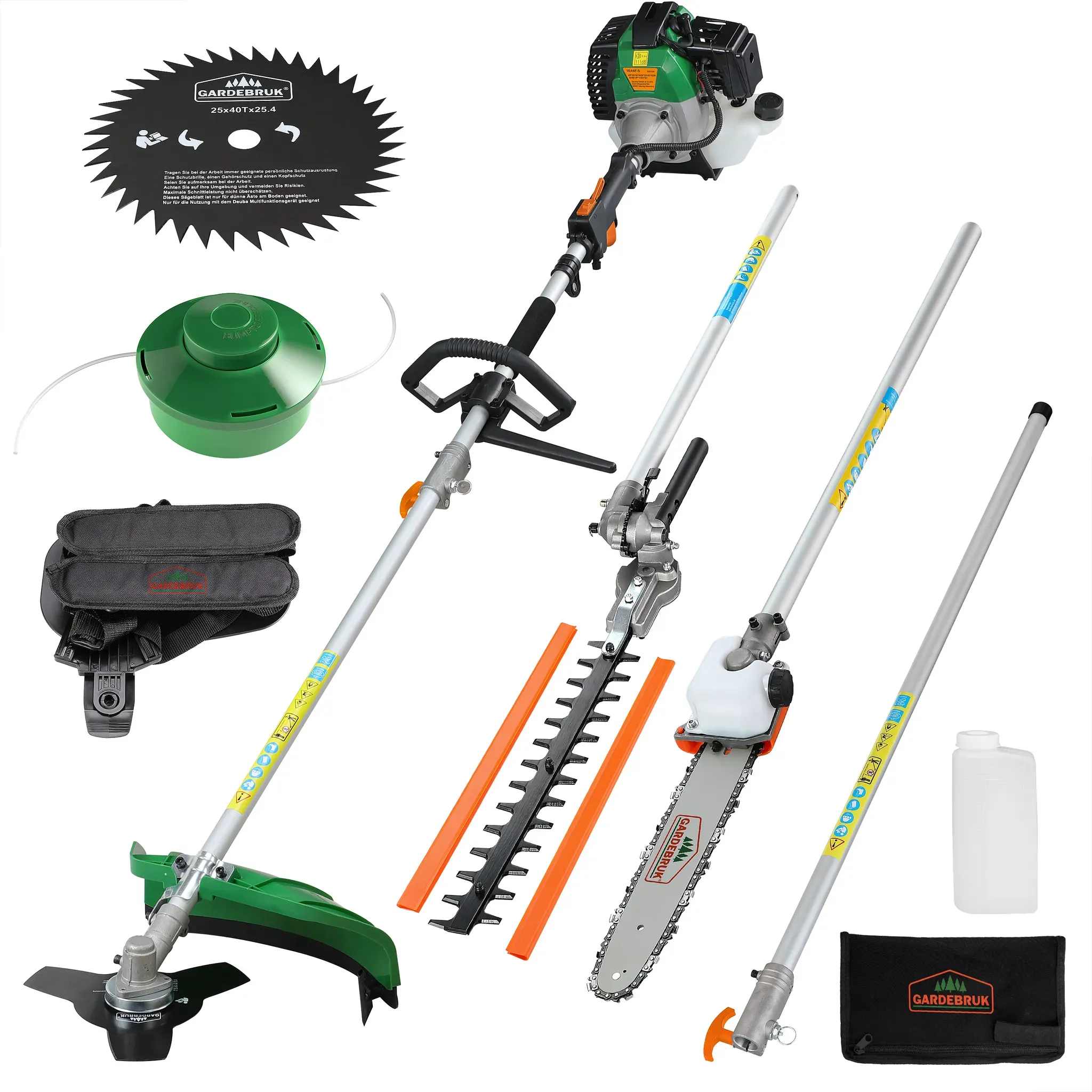 Petrol multi-tool 5in1 incl accessories