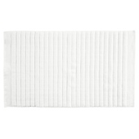 Zone Denmark Inu Badematte, 80 x 50 cm, Badezimmerteppich aus 100% Baumwolle, Waschbar, Weiß