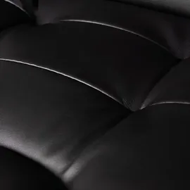MT MALATEC Bürostuhl mit Fußstütze - schwarz 23286 - Schwarz