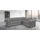 Home Affaire Chesterfield-Sofa »Chesterfield Ecksofa, auch in Leder L-Form«, hochwertige Knopfheftung, langer Schenkel links oder rechts wählbar grau