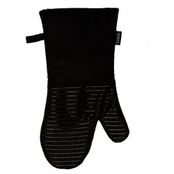 ladelle Ofenhandschuh Lennox 18 x 36 cm Baumwolle Schwarz
