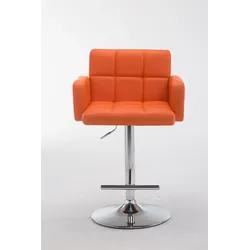 CLP Barhocker Los Angeles orange/chrom