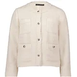 Betty Barclay Damen Blazer-Jacke mit Fransen 36, beige - 36