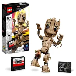 LEGO Marvel Ich bin Groot, Baby Groot Figur, Bauspielzeug 76217