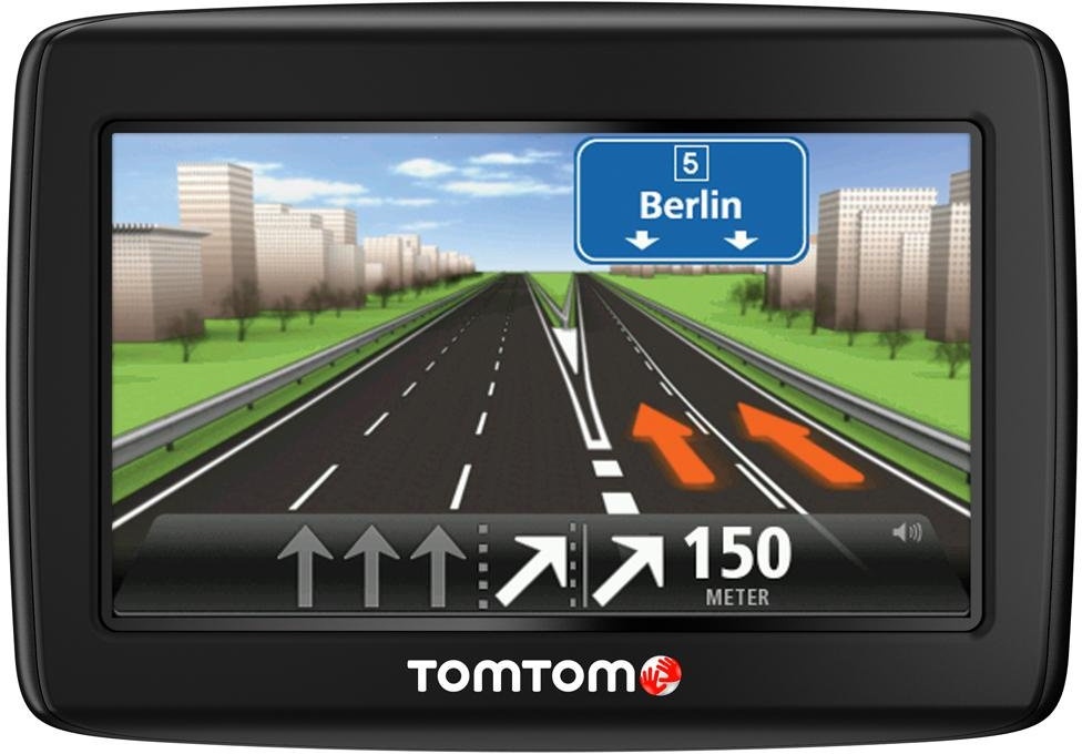 TomTom Start 20 Europe Traffic Navigationssystem (11 cm (4,3 Zoll) Display, 45 Länder, TMC, Fahrspur & Parkassistent, IQ Routes, Map Share) schwarz