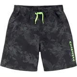 Chiemsee Badeshorts »Esra Kids«, mit kontrastfarbenen Logodruck schwarz