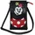 Disney Minnie Maus Face-Handytasche, Schwarz, 12 x 20 cm