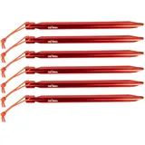 Tatonka Zelthering - Tent peg Pro 19cm 6pcs red (015)