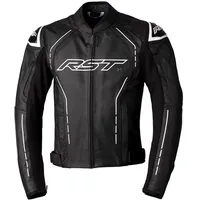 RST S-1, Lederjacke - Schwarz/Weiß - M