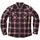 West Coast Choppers Outlaw Flannel Langarmhemd Rot S