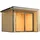 Weka Gartenhaus Amberley 3,00 x 3,00 m Grau
