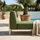 Oviala Chaiselongue Gartenmöbel khakigrün