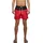 URBAN CLASSICS Block Swim Shorts Schwarz/Rot L