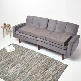 Homescapes Sitzkissen 150 x 50 cm Grau