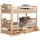 Livetastic Etagenbett Sammy 90 x 200 cm  inkl. Funktionsschubkasten Kiefer massiv natur