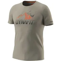 Dynafit Transalper Graphic Kurzarm-t-shirt - Rock Khaki - XL