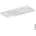 Geberit iCon Light Doppelwaschtisch 120 x 48 cm