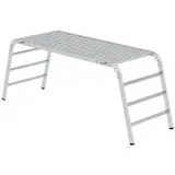 Proregal Arbeitsplattform klappbar | Traglast 500kg | Aluminium-Warzenblech | Rutschfeste Kunststoffschuhe