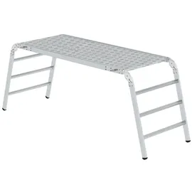 Proregal Arbeitsplattform klappbar | Traglast 500kg | Aluminium-Warzenblech | Rutschfeste Kunststoffschuhe