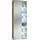 BASIC by Balculina BASIC Best Hochschrank 55 x 160 cm Beige Glas/Metall