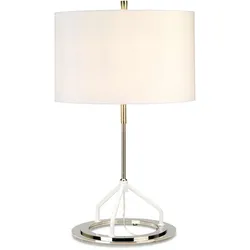 Vicenza Tischleuchte dunkelgrau, nickel poliert 650mm Elstead Lighting VICENZA-TL-WPN
