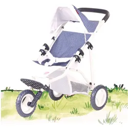 Götz - 3-Rad Puppen-Buggy Spotty Blue