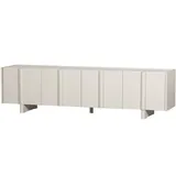 Woood Basu Lowboard 200 cm Grau Holz
