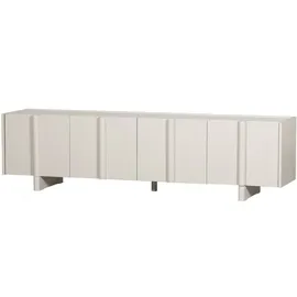 Woood Basu Lowboard 200 cm Grau Holz