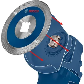 Bosch Grobreinigungsscheibe für Metall, 125 mm X-LOCK