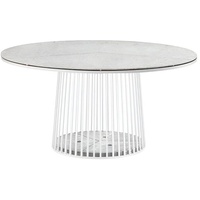 Solpuri Tisch Grid - 150 cm rund 301 - weiß - Dekton