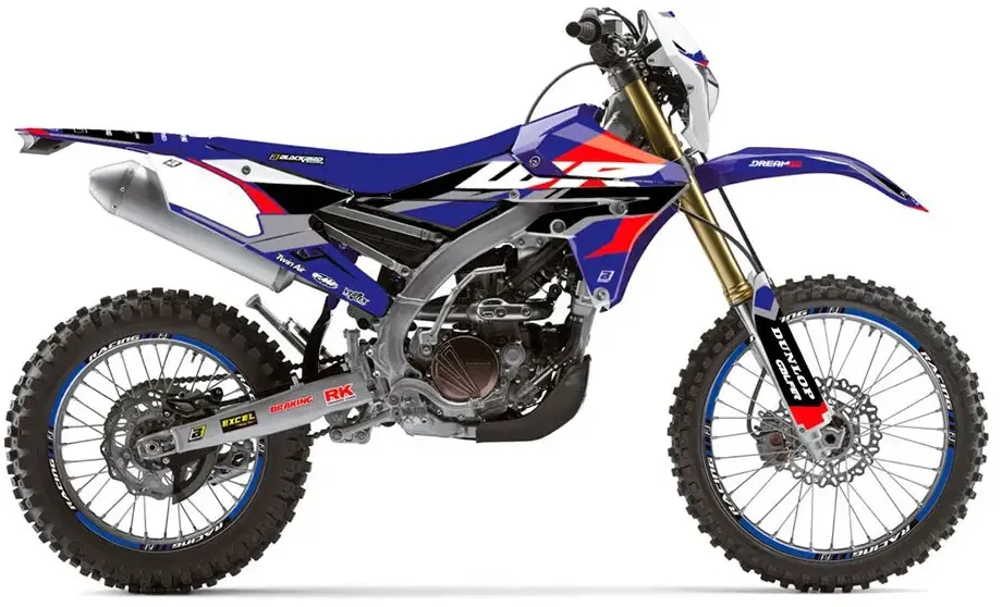 Blackbird Racing Dream 5 Yamaha Wr 250 F 15-19/wr 450 F 16-18 Aufkleber - Purple / Red / White - One Size