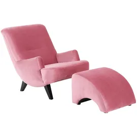 58 aufm Kessel Sessel 58aufmkessel Polyester 101 x 80 x 71 cm Pink/Schwarz