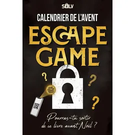 Solv Calendrier de l’Avent Escape Game: Livre Jeux pour adultes avec 24 énigmes interactives à résoudre en attendant Noël (Livres Escape Game 2.0)