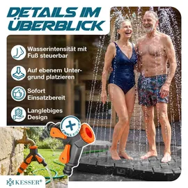 Kesser Bodendusche Grau