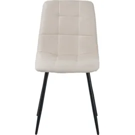 Albatros International Esszimmerstuhl Bora Stoff beige 4er Set
