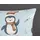 Muller Textil Jani Pinguin Mehrfarbig 135 x 200 cm + 2 x 80 x 80 cm