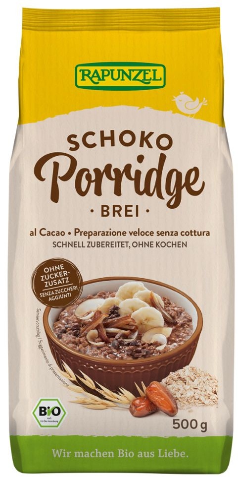 RAPUNZEL Bio Bouillie du matin, cacao-banane 500 g purée