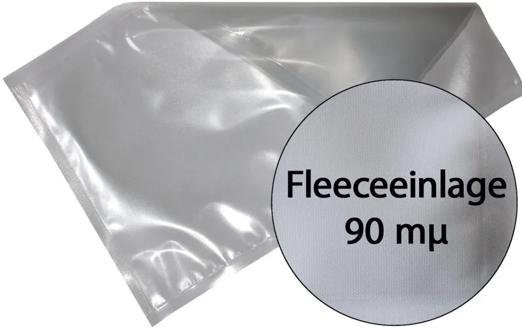 Vakuumbeutel mit extra starker Fleeceeinlage -  300 x 400 / 100