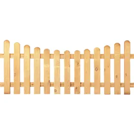 Tetzner & Jentzsch Vorgartenzaun 200 x 80/65 cm Grün/Holz