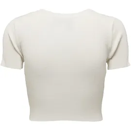 Jdy JDYCIRKELINE S/S CROP TOP KNT NOOS Cloud Dancer XS