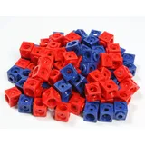 Handelsagentur Sieboldt Steckwürfel rot/blau 1,7 cm