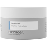 Biodroga 10% AHA Peeling Pads Gesichtspeeling 40 ml – Gesichtsreinigung Face Scrub Cleansing