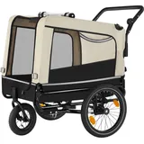 Tectake Hundeanhänger Beige 2018