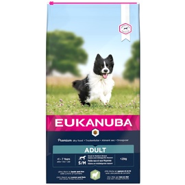 Eukanuba Adult kleine & mittelgroße Rassen Lamm & Reis 12 kg