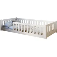 Kids Collective Kinderbett Bodenbett 80x180 cm Bett mit Matratze,