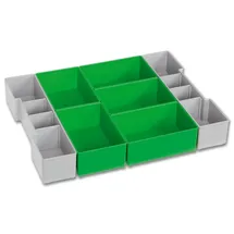 L-BOXX Insetboxenset D3 Kunststoff 377 x 63 x 312 mm grau/grün