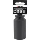 Tecpo Vielzahn Kraft Steckschlüssel Nuss (12,5mm) 1/2" Zoll Sw 34mm Schlagschrauber Stecknuss