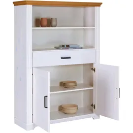 Interlink Vitrine Maluno 117,2 x 41 x 163 cm Weiß