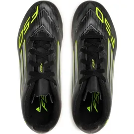 adidas F50 Club FG/MG Kinder core black/iron metallic/lucid lemon 30